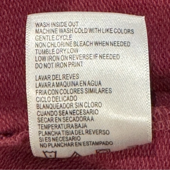 Disney’s Hocus Pocus Girl’s Halloween Long Sleeve Hooded Maroon Dress: L:10/12 - Picture 7 of 7